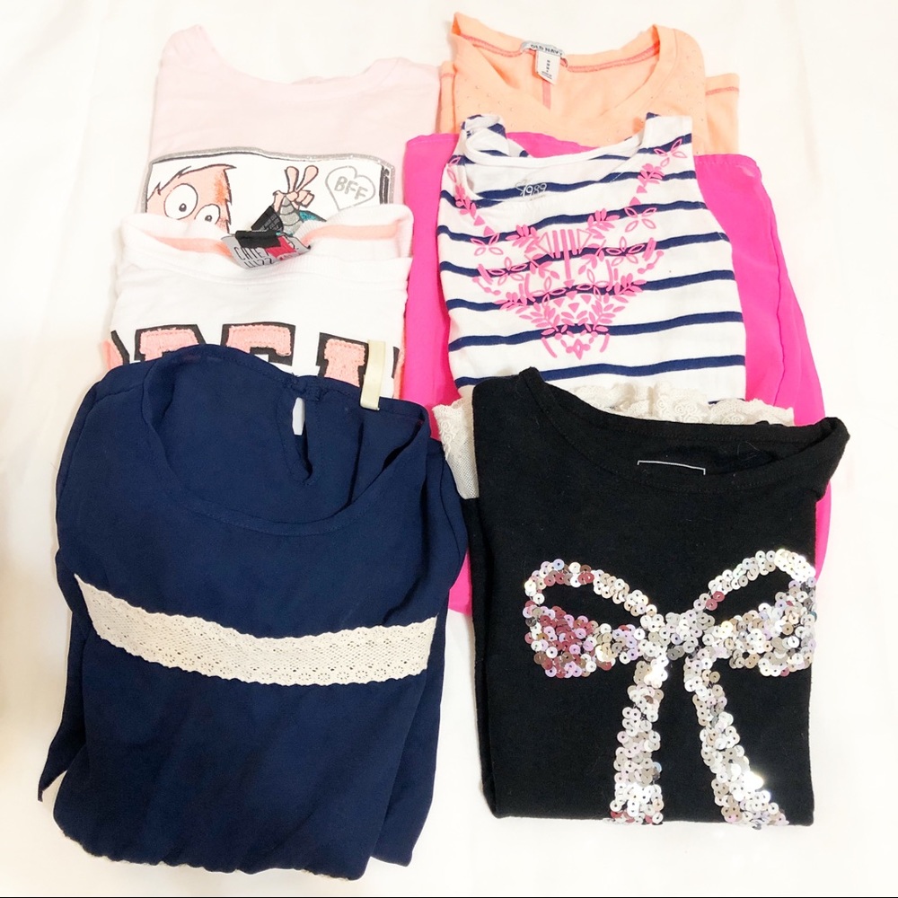 6  Pieces Lot Girls Various Clothing Size 6-8